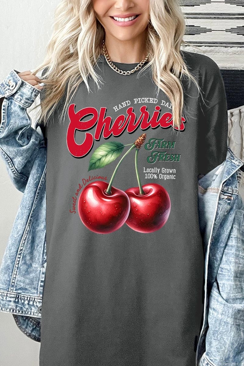 Plus Farm Fresh Cherries Graphic Tee