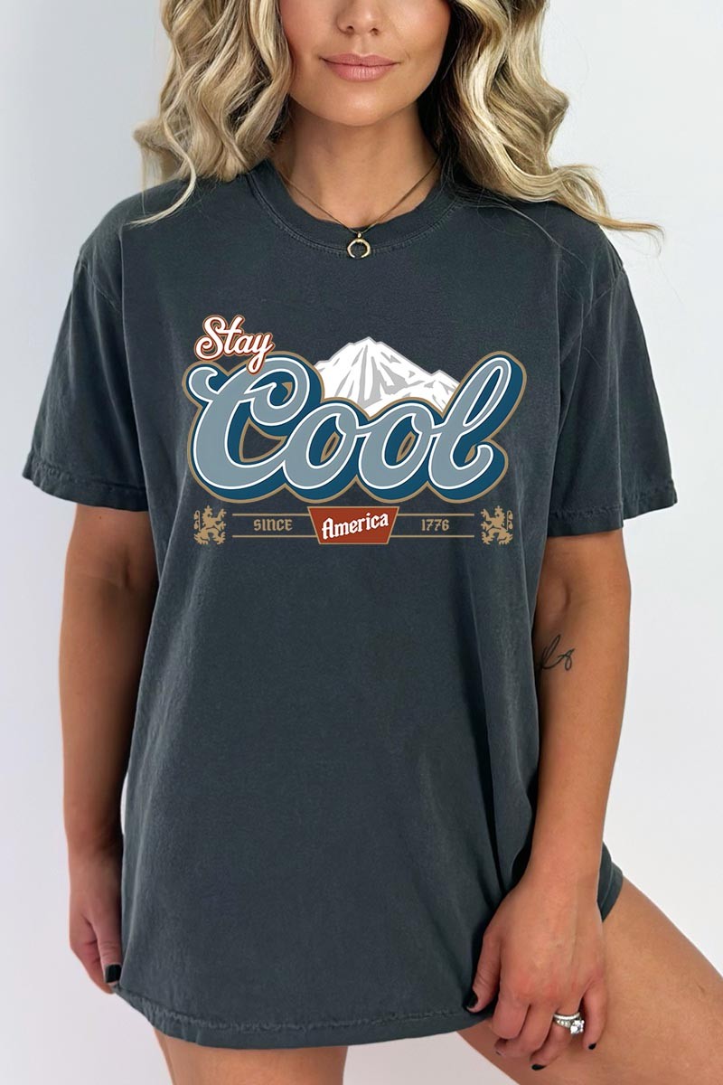 Plus Stay Cool America Graphic Tee