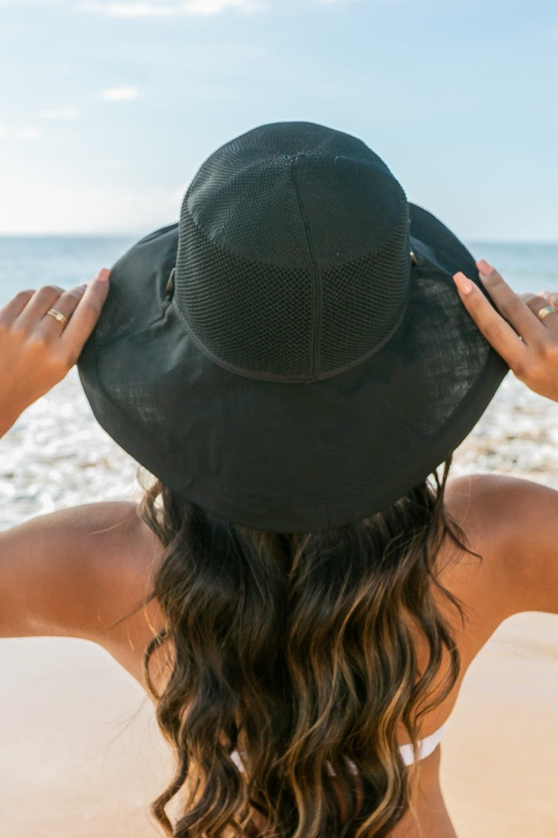 Button Accent Cargo Hat