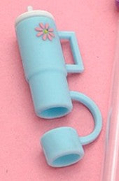 40oz Silicon Tumbler Style Straw Cover Cap