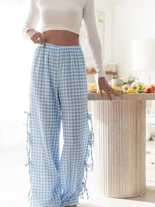Side Bow Tie Pants