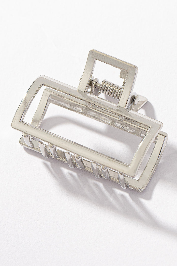 Cutout Metal Hair Claw Clip