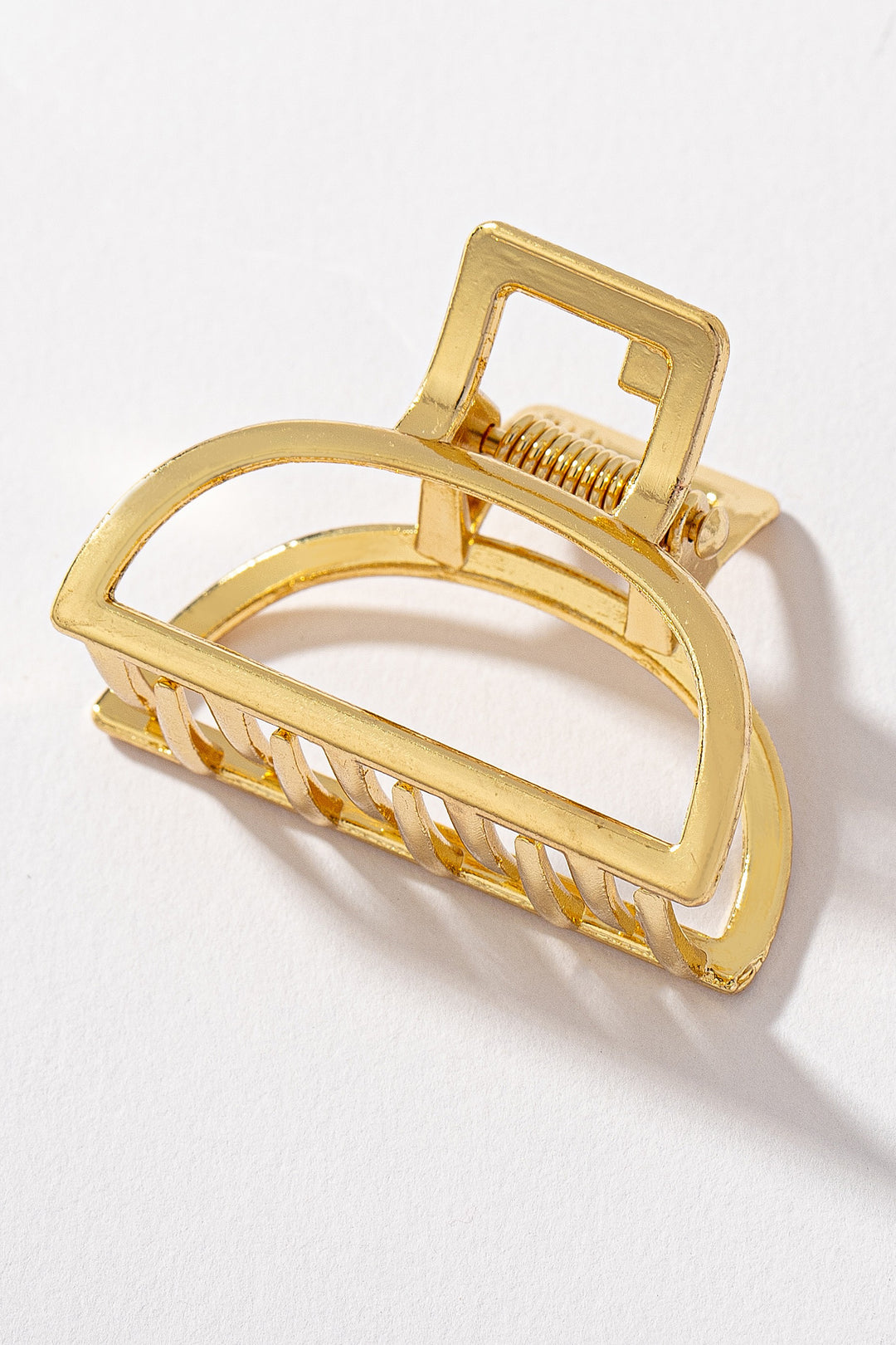 Cutout Metal Hair Claw Clip
