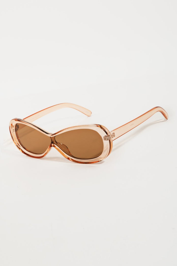 Mono Lens Acetate Frame Sunglasses