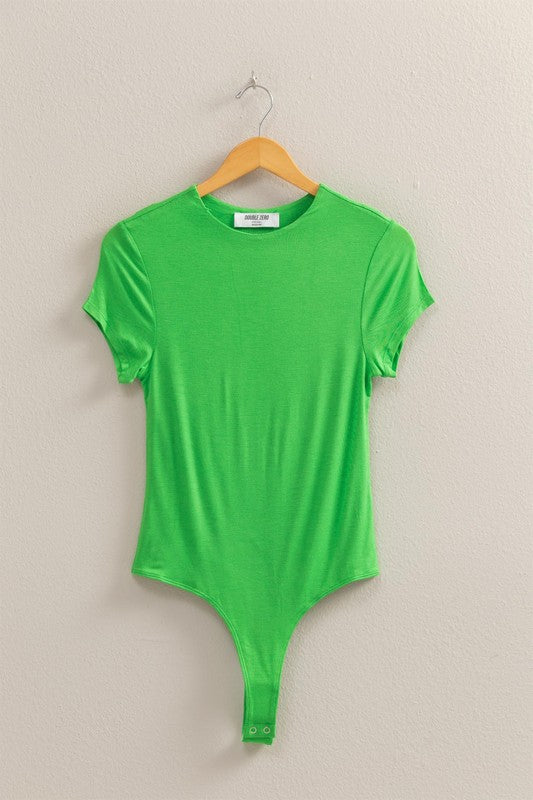 Double Layered Cap Sleeve Bodysuit