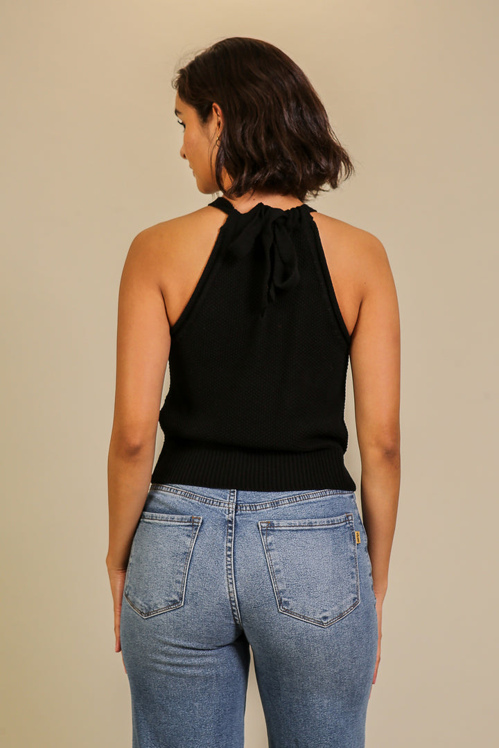 Halter Knit Tank Top