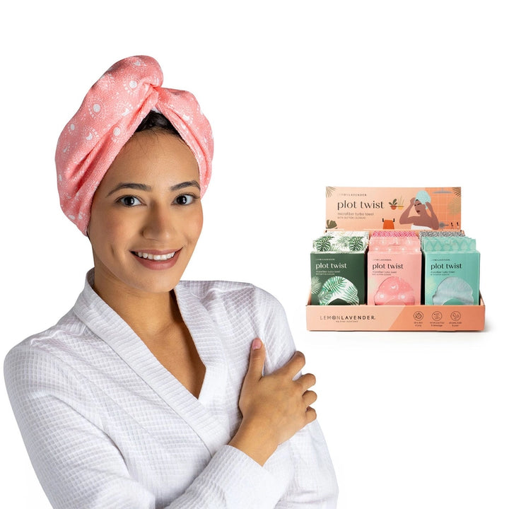 Lemon Lavender Plot Twist Turbo Towel