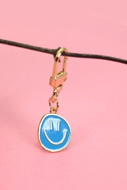 Smiley Keychain Bag Charm