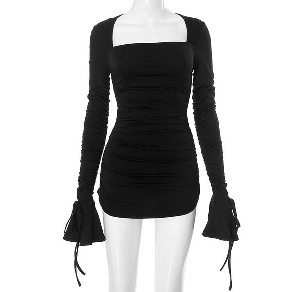 Square Neck Bodycon Tops