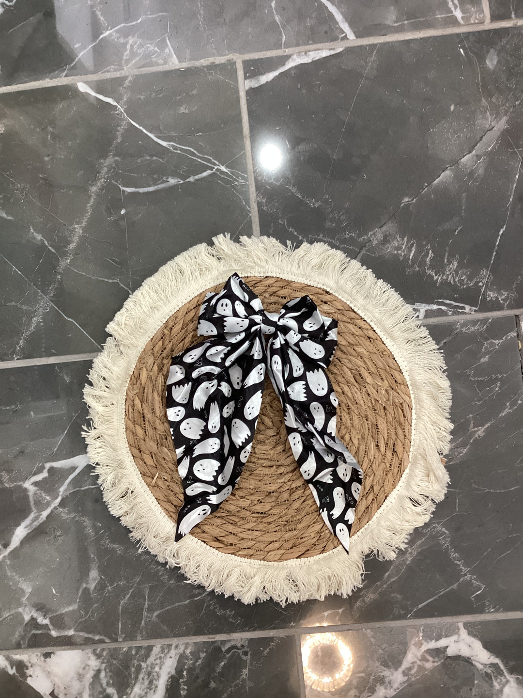 Halloween bow clip