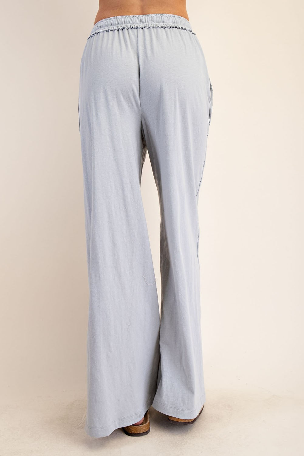 Cotton Slub Lounging Wide Pant