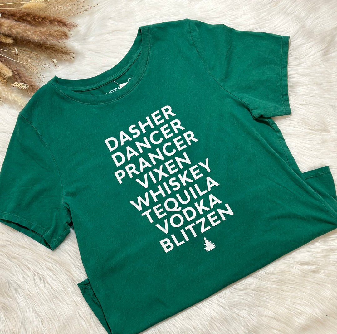 Dasher Dancer Short Sleeve Graphic Tee