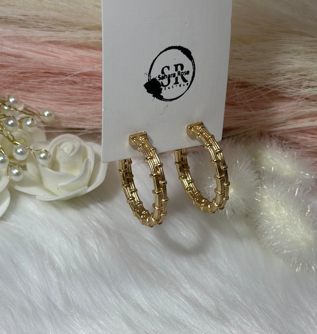 Stacy elegant large hoop earrings