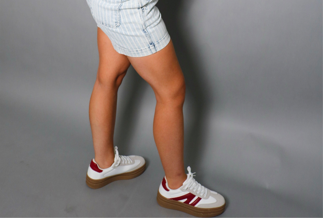 Low Top Lace Up Sneakers