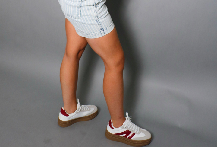 Low Top Lace Up Sneakers