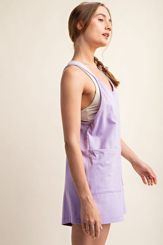 Plus Size Cotton Lycra Sunny Romper