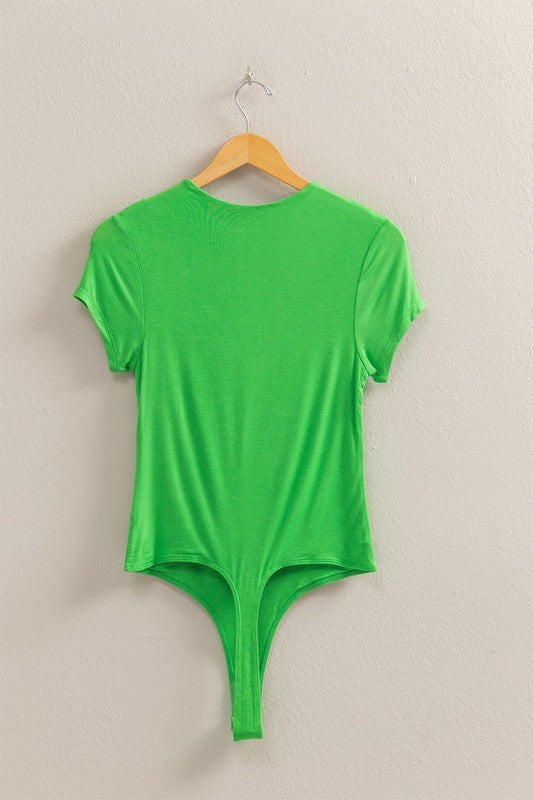 Double Layered Cap Sleeve Bodysuit