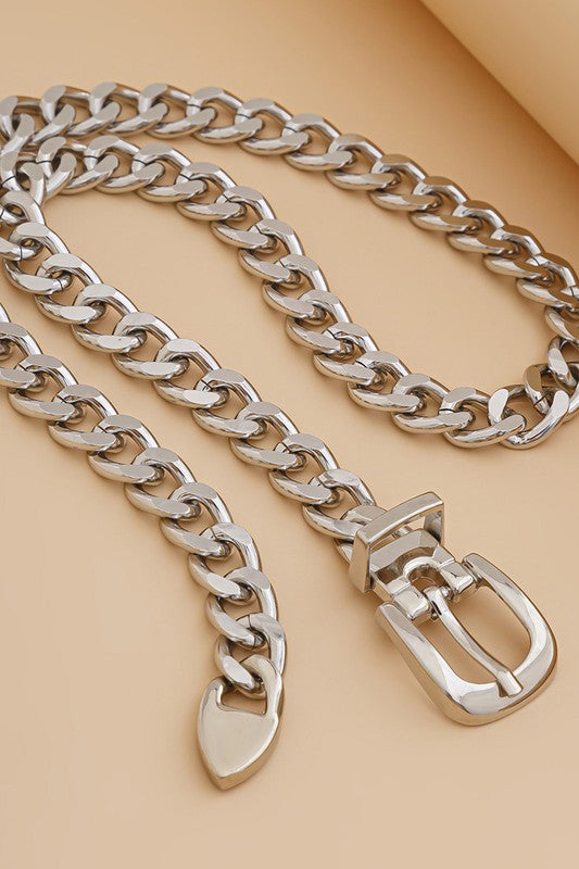 Buckle Chain Geometric Alloy Chain Necklace