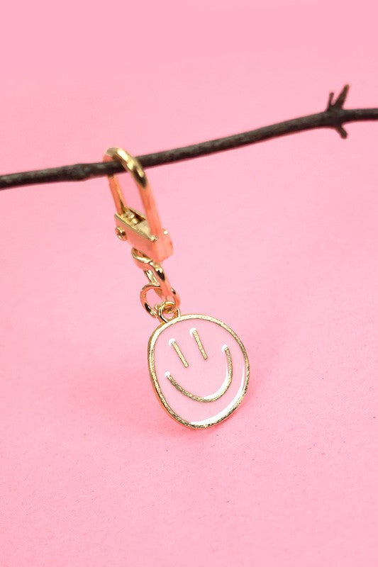 Smiley Keychain Bag Charm