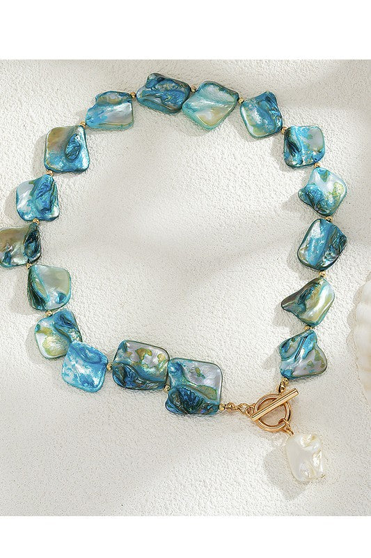 Boho Irregular Starfish Shell Bead Necklace