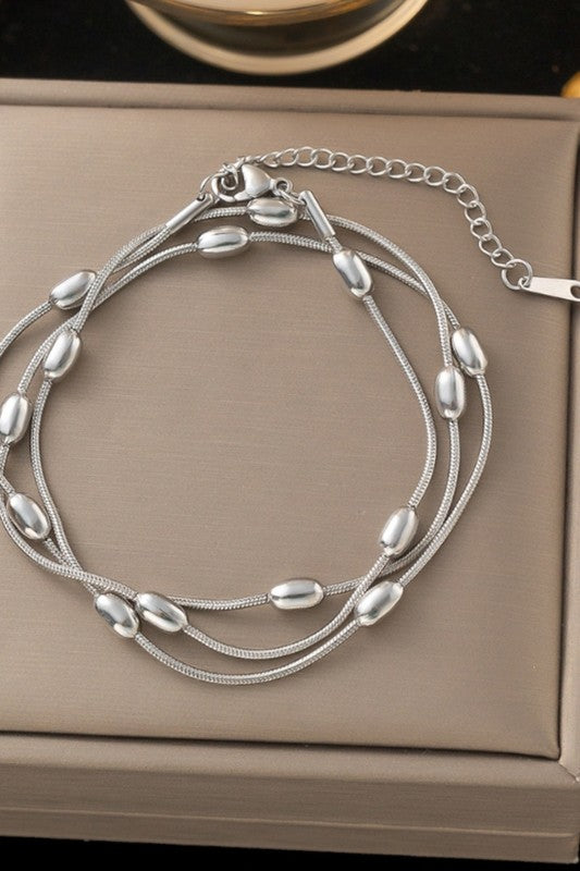 Multi-layer Titanium Steel Stackable Bracelets