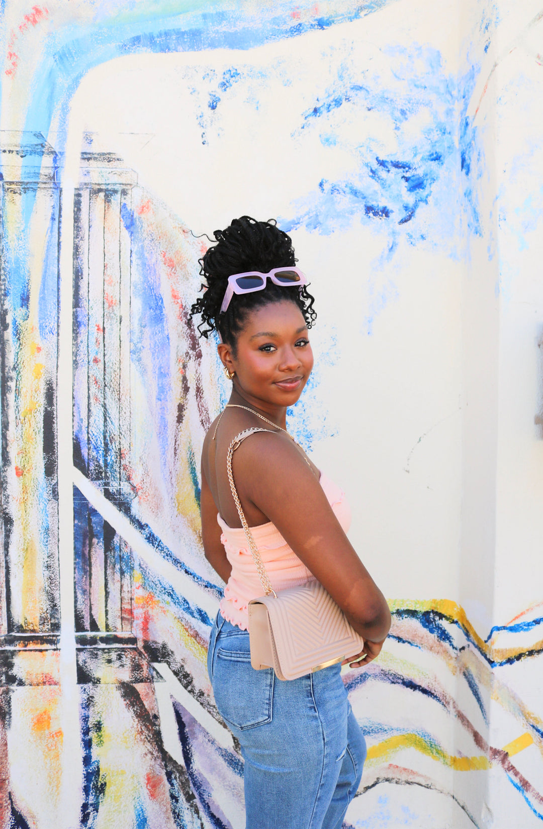 SMOCKED RUFFLE TUBE TOP