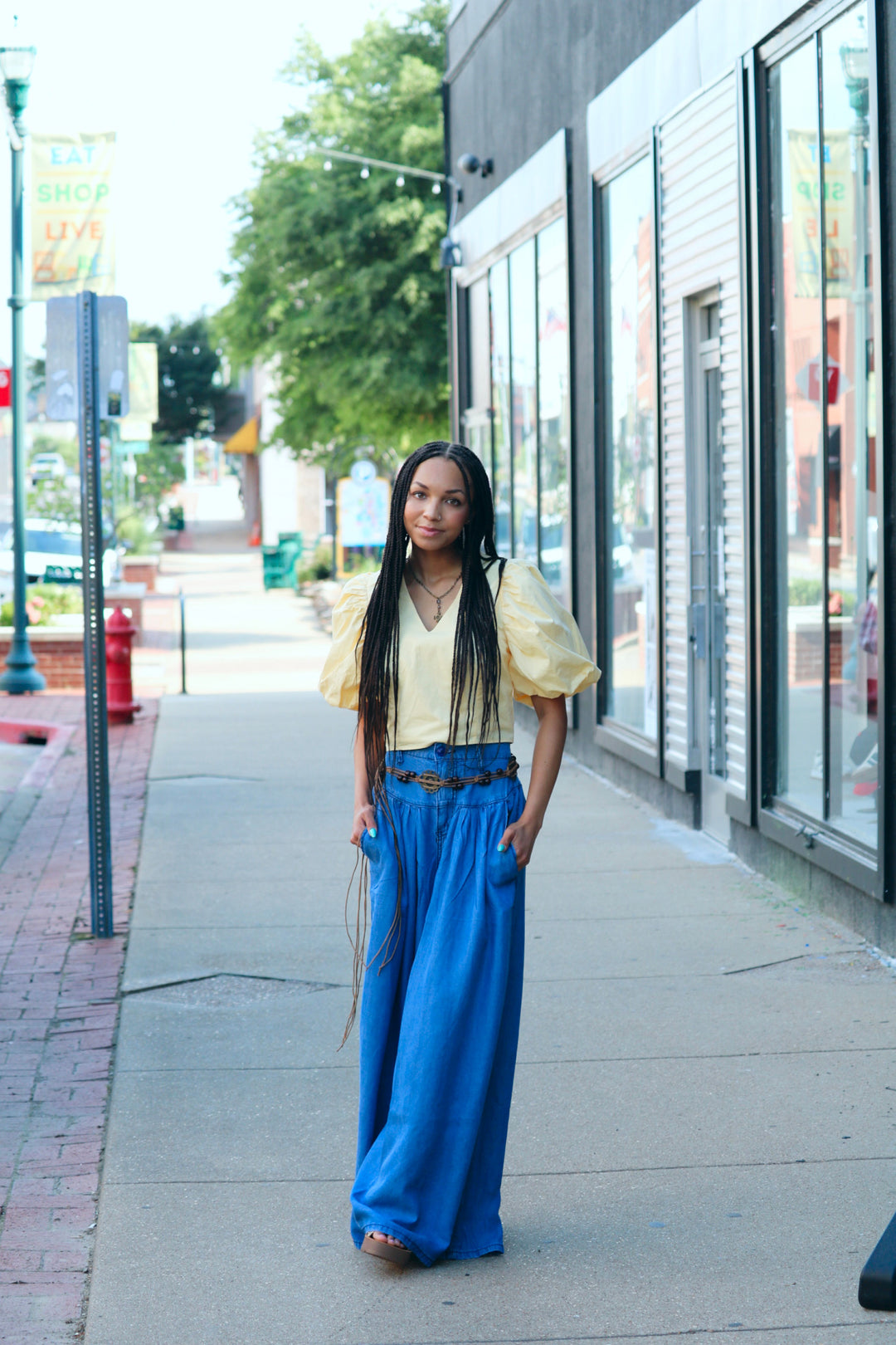 Tencel Chambray Pants