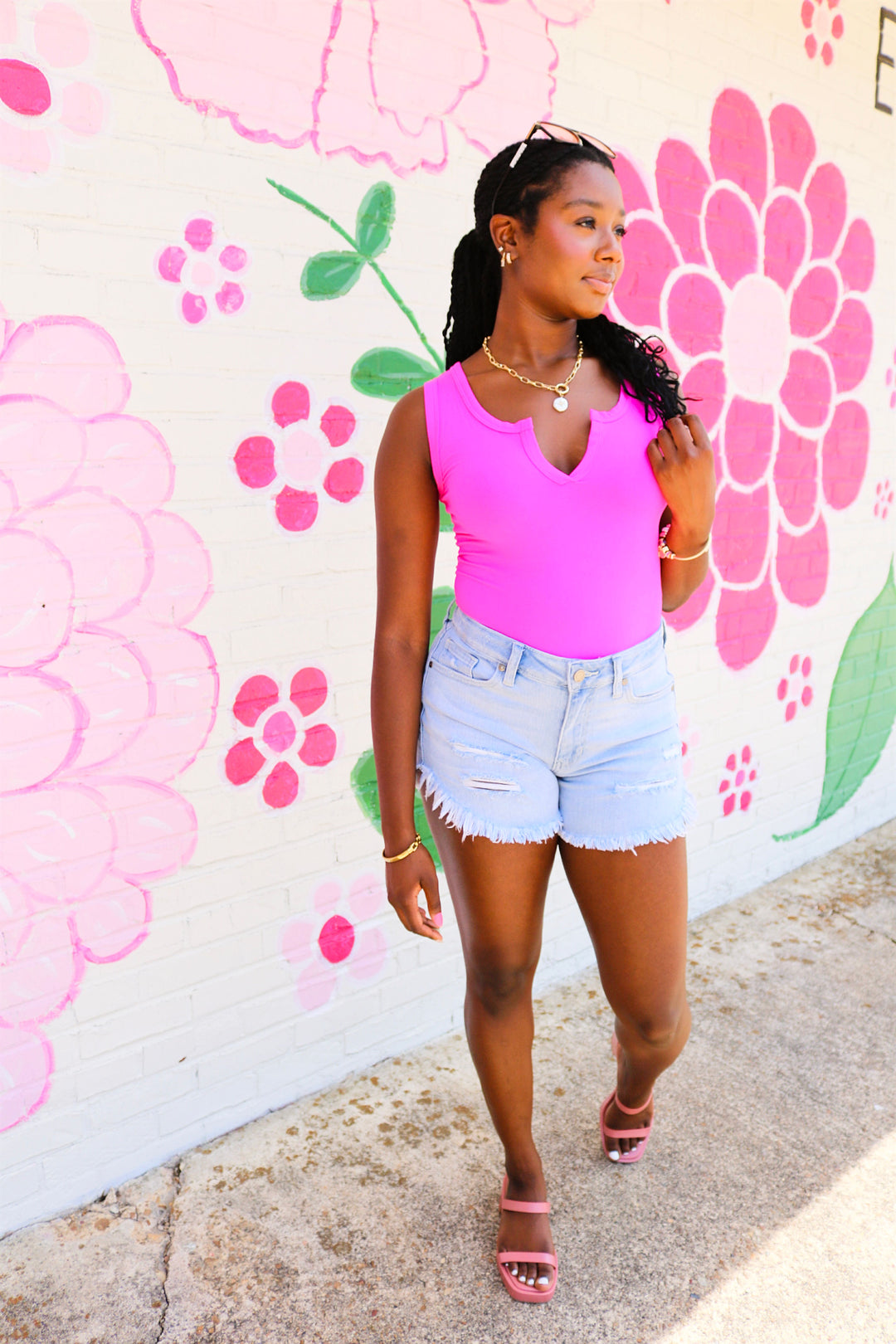 Cut Loose Denim Shorts