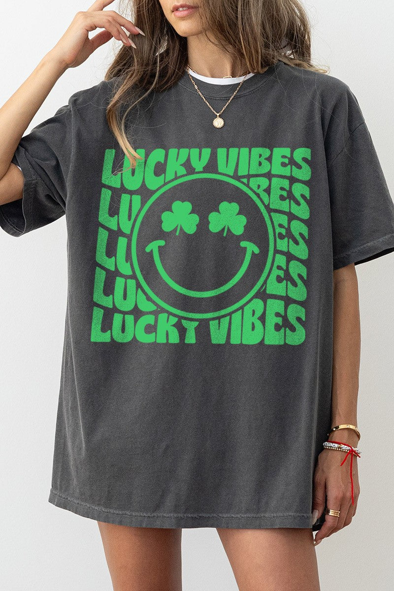 Lucky Vibes St. Patricks Tee