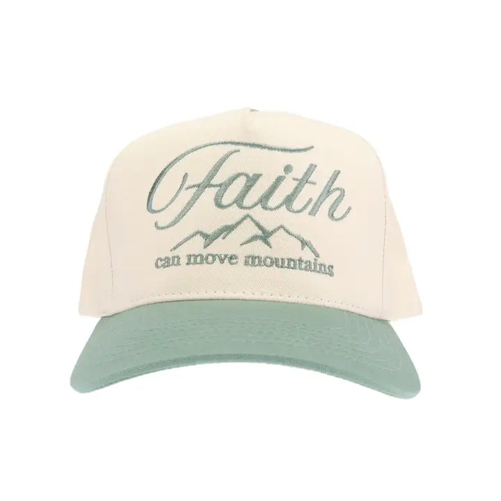 Faith Can Move Mountains Trucker Hat